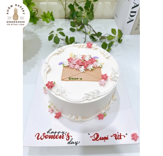 Bánh kem chúc mừng 8/3 cho người thương