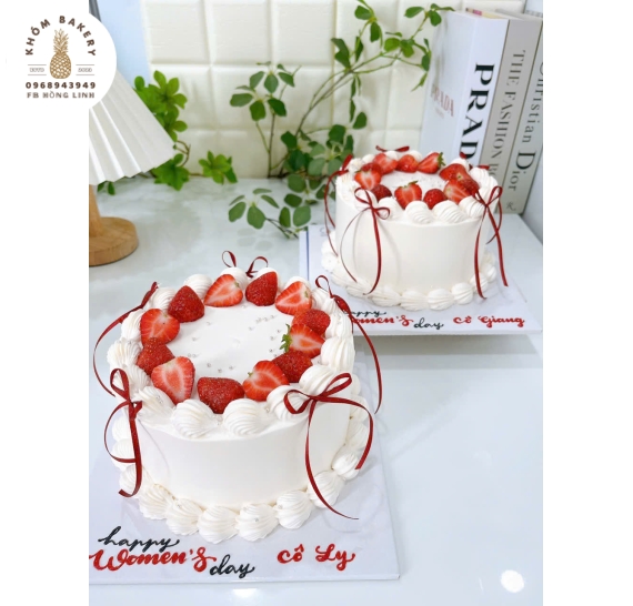 Bánh kem trái cây tặng 8/3 cho cô giáo 