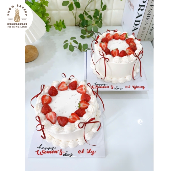 Bánh kem trái cây tặng 8/3 cho cô giáo 