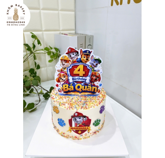 Bánh kem dành cho bé trai lên 4 tuổi