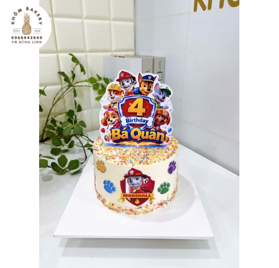 Bánh kem dành cho bé trai lên 4 tuổi