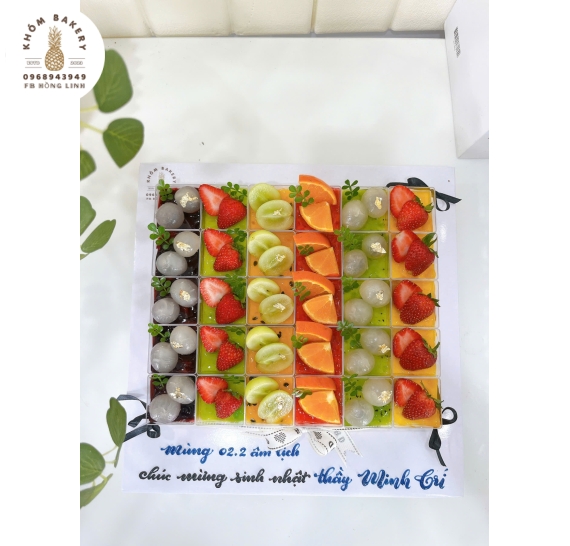 Sét bánh Pannacotta tặng thầy giáo 