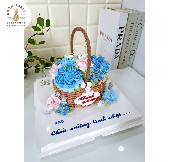 Bánh kem tạo hình hoa mẫu đẹp 2026