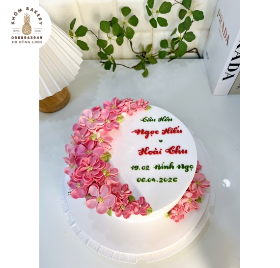 Mẫu bánh kem cưới đẹp 2026 tại Long An  hot