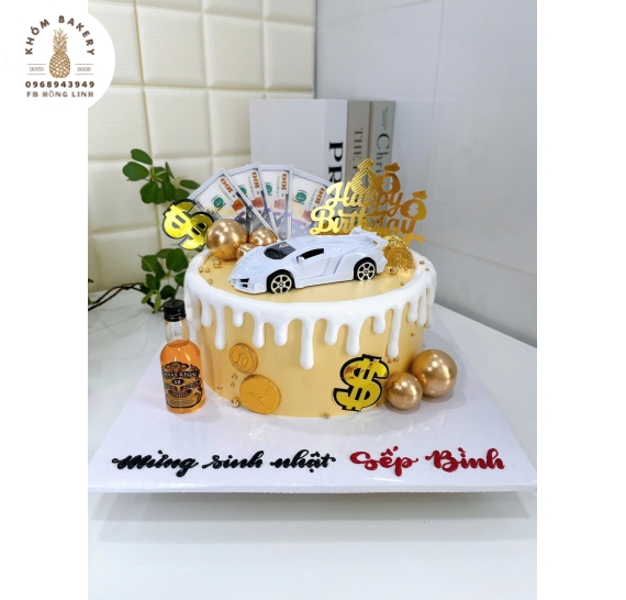 Bánh kem tặng sếp nam hot 2026 