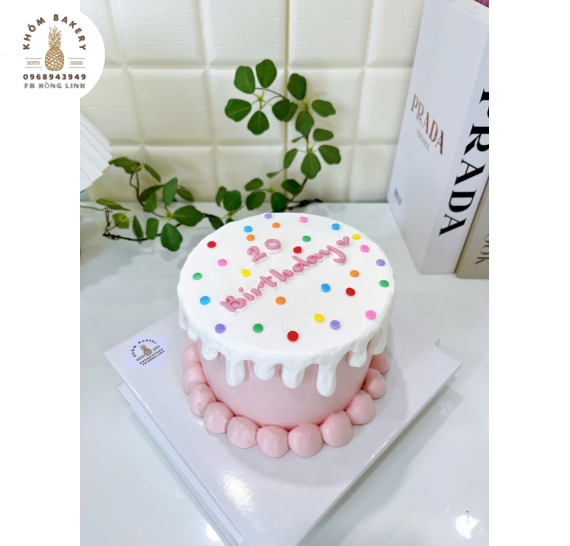 Bánh Kem style hàn quốc tone hồng đáng yêu 