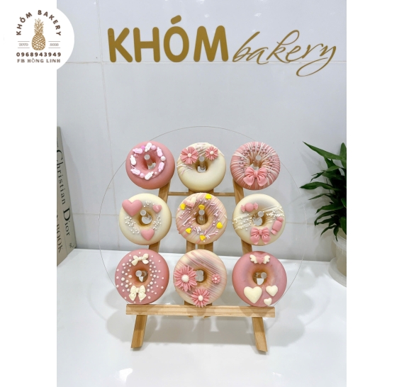 Bánh kem thôi nôi cho bé gái (sét 9 cái )