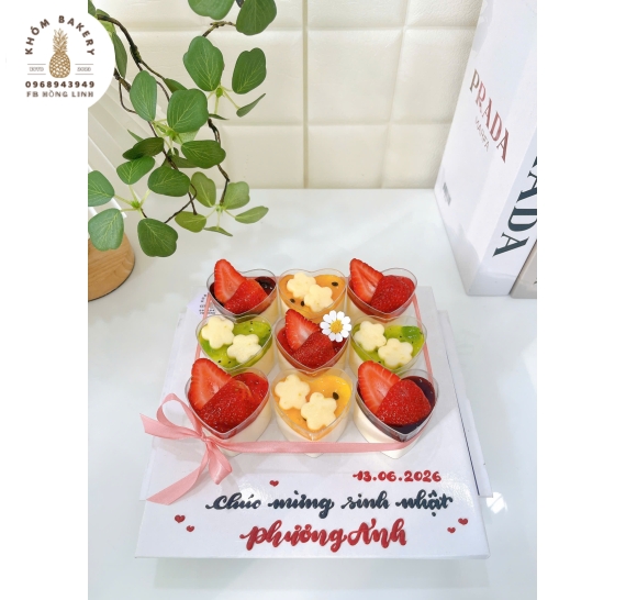 Sét bánh Pannacotta  9 cup hot 