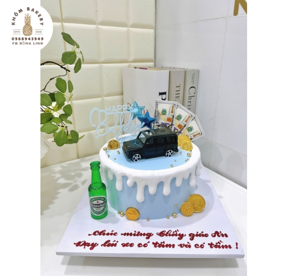 Bánh kem dành tặng thầy giáo dạy lái